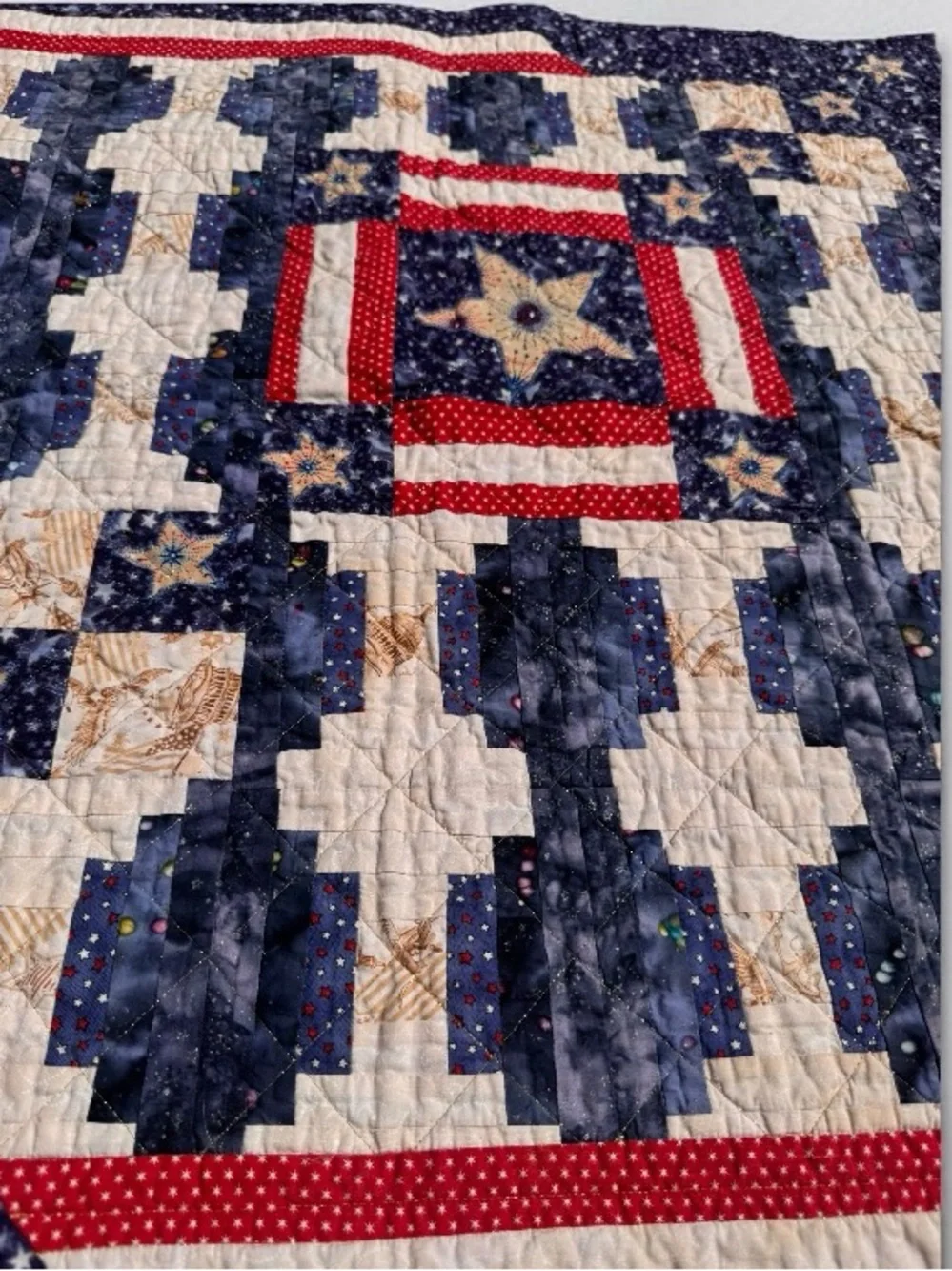 Quilt, Geometric , Handmade
